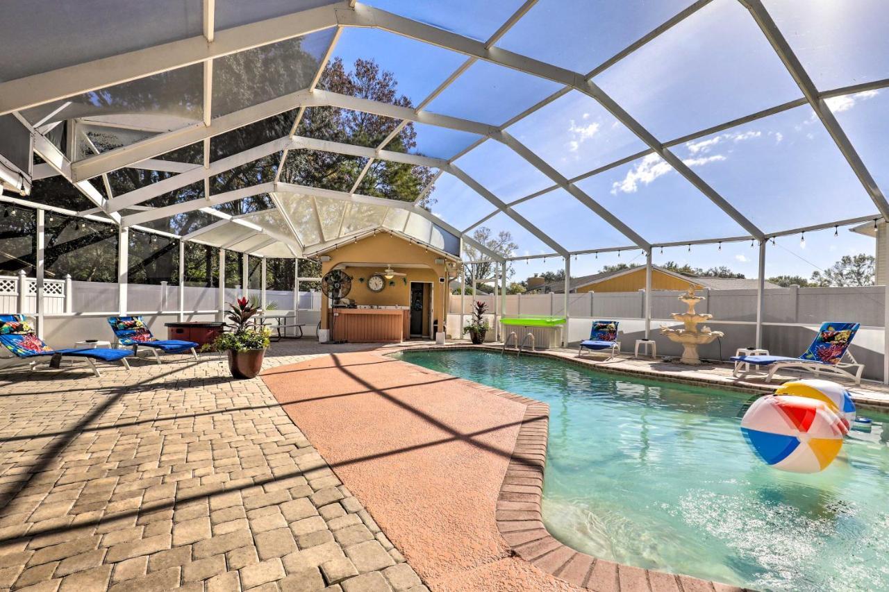 Cozy Home In Heart Of Tampa With Lanai And Pool! Exterior foto