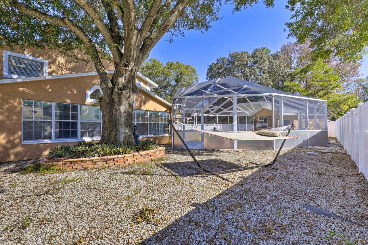 Cozy Home In Heart Of Tampa With Lanai And Pool! Exterior foto