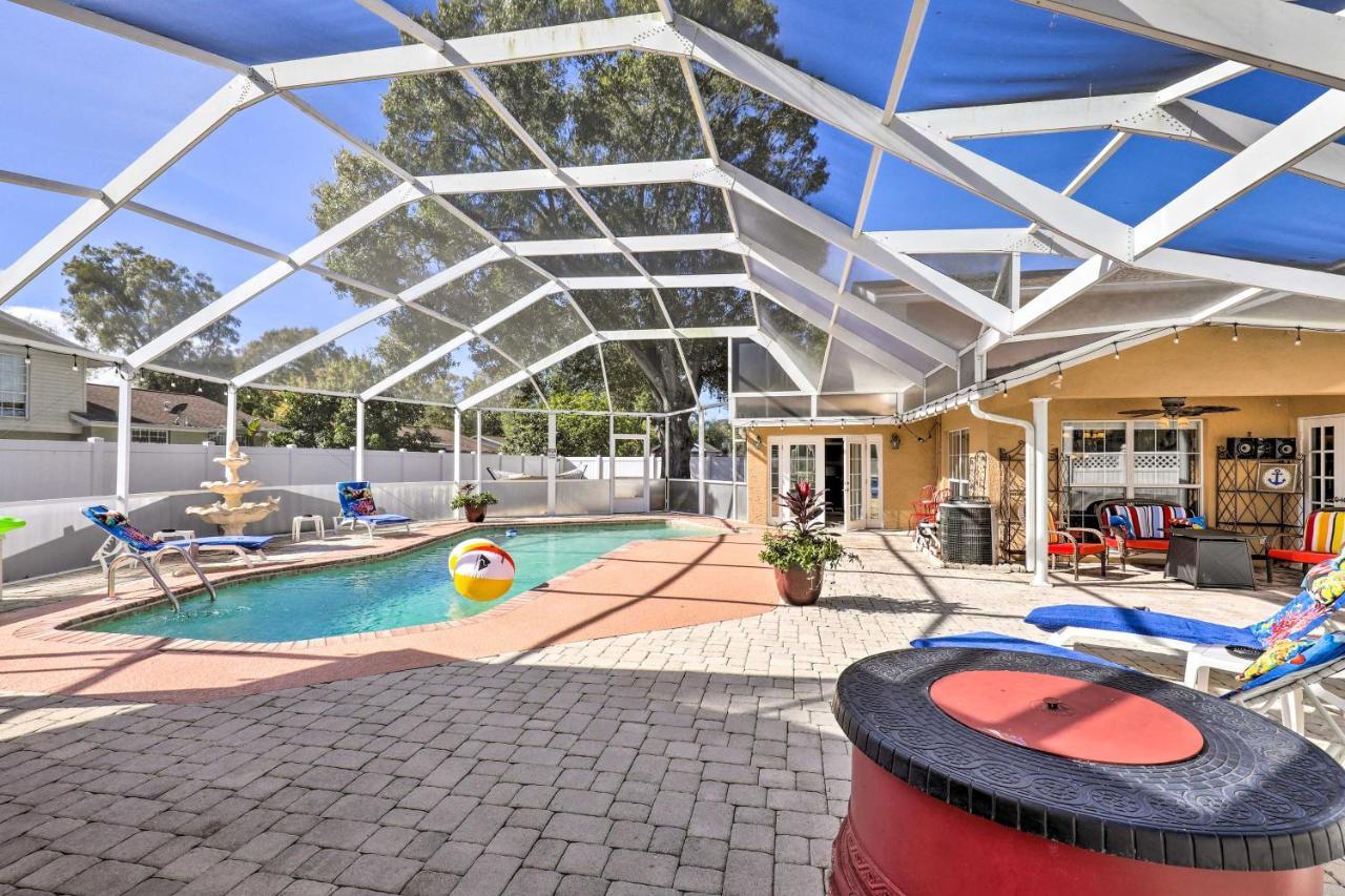 Cozy Home In Heart Of Tampa With Lanai And Pool! Exterior foto
